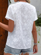 Hazel | Floral V-Neck Blouse