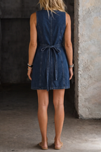 Lila | Casual Denim Overall Dress