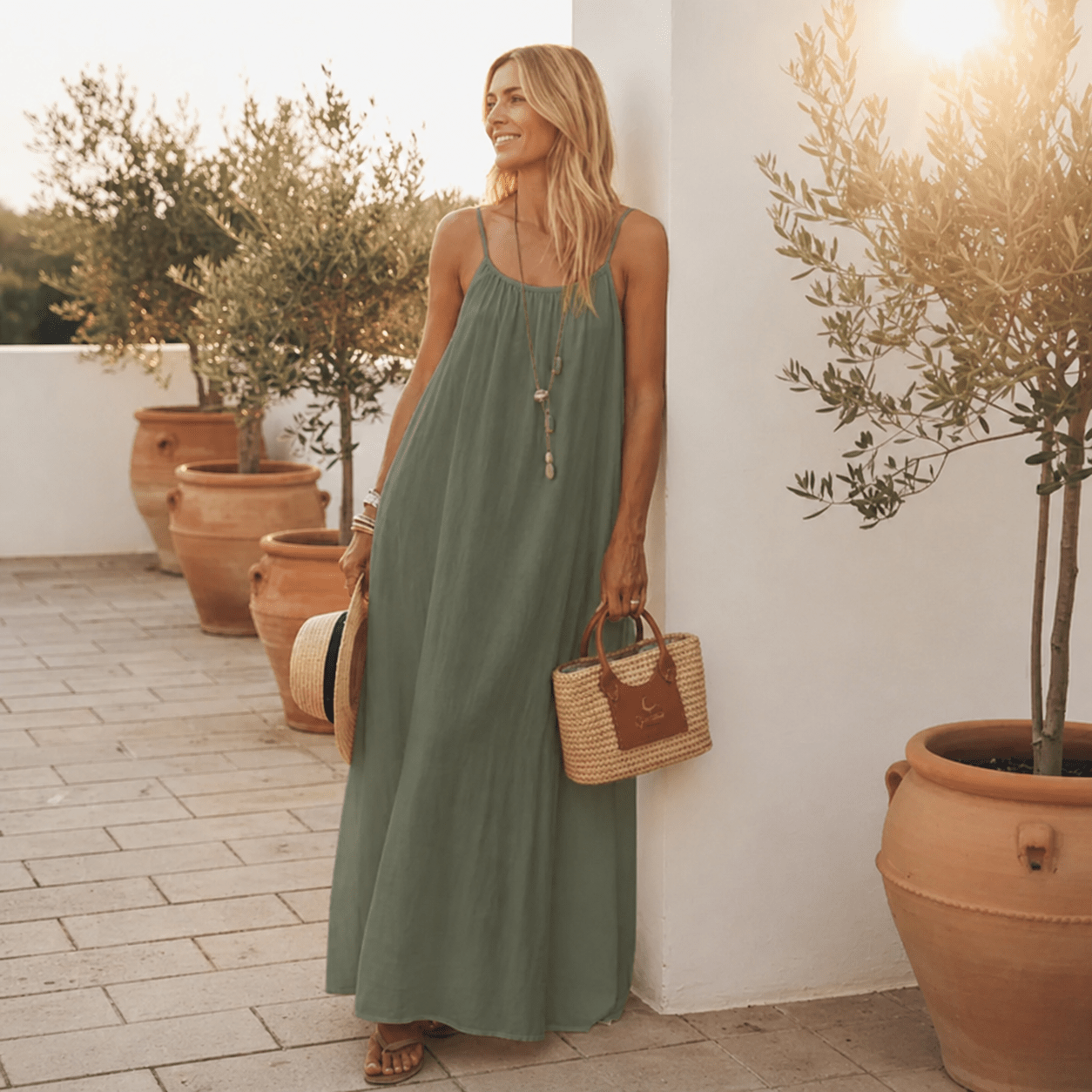 Della | The Draped Maxi Dress