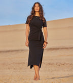 Selena| Black Maxi Dress