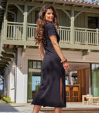 Selena| Black Maxi Dress